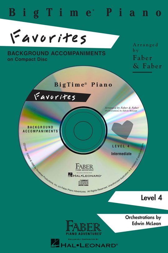 BigTime® Piano Favorites CD
